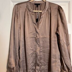 Banana Republic Taupe Blouse